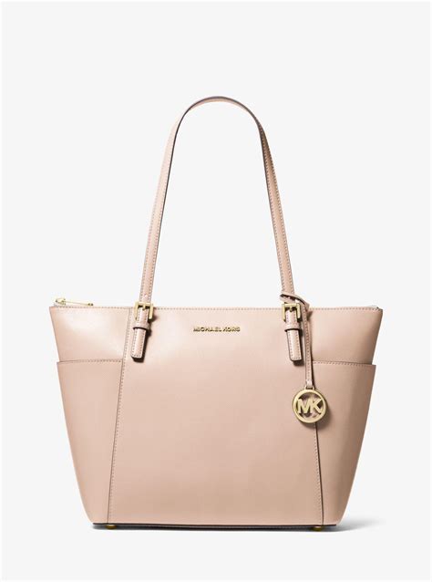 michael michael kors jet set travel large tote bag|Michael Kors jet set saffiano.